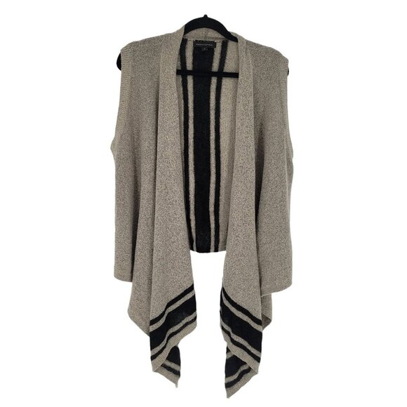 Banana republic womens medium open front draped water fall cardigan wool alpaca - Picture 1 of 9